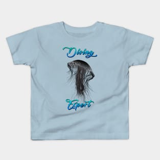 Diving Expert Jellyfish Kids T-Shirt